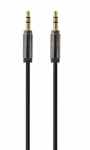 AmberIn Premium helikaabel 3.5mm stereo M/M 1.0m must