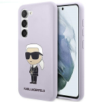 Karl Lagerfeld KLHCS23SSNIKBCU S23 S911 kaitsekarp lilla/lilla Silikoon Ikonik