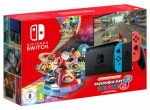 Nintendo Switch + Mario Kart 8 Deluxe portable game console 15.8 cm (6.2) 32 GB Touchscreen Wi-Fi Black, Blue, Red