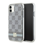 DKNY DKHMN61HCPTSE iPhone 11 / Xr 6.1" beowy/bee kvakott IML ruuduline monomuster ja trkitud triibud MagSafe