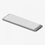 Lofree Flow 2 100 klaviatuur Universal USB + RF juhtetultu + Bluetooth QWERTY Hbe, Valge