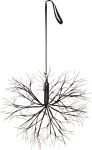 Star Trading Stardust riputatav LED-valgusdecoratsioon 40 cm, must (475-30)