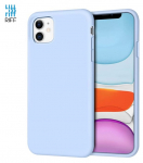 Riff Slim AND amp; Soft Silikoonist Pehme Tagakaas Apple iPhone'i 12 Mini jaoks, Hele Sinine