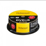 Intenso DVD+R 4,7 GB, 16x 25 tk