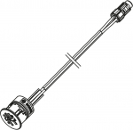Bosch eBike Systems Boschi rattalaadimispesa, 1500 mm (BCH3901_1500) (EB1212003X)