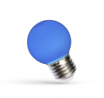 Spectrum LED KULKA E-27 230V 1W BLUE SPECTRUM