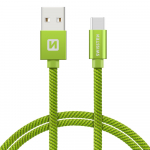 Swissten Tekstiil Universal Quick Charge 3.1 USB-C andmete ja laadimiskaabel 1,2m
