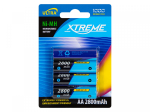 BLOW Rechargeable battery R6 NiMH AA 2800mAh XTREME 4 pieces