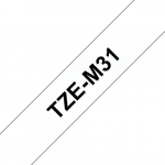 BROTHER TZE-M31 etikettide valmistamise lind must lbipaistvalta taustalt