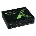 Techly HDMI audio-ekstraktor LPCM 7.1 4K, UHD, 3D