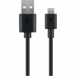 Goobay | Micro USB laadimise ja andmete snkroonimiskaabel | 46800 | USB-A kuni micro-USB USB 2.0 meesotsaga (tbi A) | USB 2.0 micro meesotsaga (tbi B)