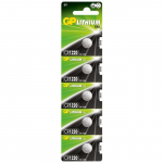 GP LITHIUM BUTTON CELL CR1220 Lithium CR1220, Single-use