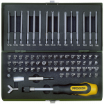 PROXXON Kruviotsikute komplekt 1/4" 75-osaline