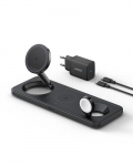 Anker MagGo universaalne must USB juhtmeta laadimine, kiire laadimine, siseruumides kasutamiseks