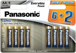 Panasonic Everyday Power LR6EPS/8B 6+2 pack