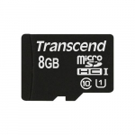 Transcend microSDXC/SDHC Class 10 UHS-I 8 GB adapteriga