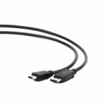 AmberIn DisplayPort - HDMI 1m Black