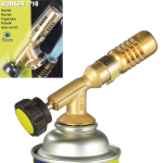 Meva PB cartridge gas burner with 7/16 AND #39; AND #39; valve WORKER 1.8kW