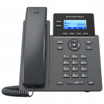 Grandstream Networks GRP2602G IP-telefon, must, 2 joont, LCD, Wi-Fi