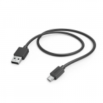 Hama 00201584 USB-kaabel USB 2.0 1 m Micro-USB A USB A Must