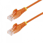 StarTech.com 5 m oran kitsas CAT6 Ethernet-kaabel, snagless, 100W PoE, UTP, LSZH, 28AWG puhas paljaskindel vask, kitsas RJ45 vrgu-patchkaabel koos koormusest vabastavate elementidega, individuaalselt testitud