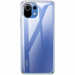 Mocco Ultra tagakate 0,3 mm silikoonkarp Xiaomi Mi 11 Lite 4G / 5G jaoks, lbipaistev