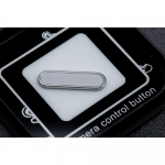 Camera Control active button fit for IPHONE 16 series case Drop Glue / Clear Mag Cover silver