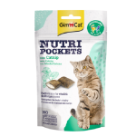 Gimborn Kassi maiuspalad: GimCat Nutri Pockets piparmndi ja multivitamiiniga, 60 g
