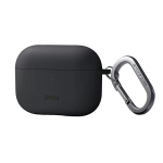 uniq etui Nexo AirPods Pro 2 gen + krvakonksud silikoonist (2022/2023) sari/se hall