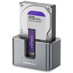 Qoltec 2in1 HDD SSD dokkimisjaam SATA m.2 NVMe