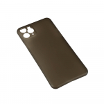 GEAR Mobile Cover Ultraslim Black Semitransparent iPhone 11 PRO MAX