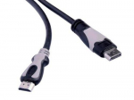 PremiumCord HDMI/DisplayPort 2 m Black, Grey