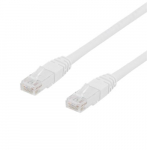 Deltaco Vrgukaabel Valge 1 m Cat6 U/UTP (UTP)