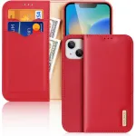 DUX DUCIS portfellkott HIVO iPhone 15 Plusi jaoks, punane