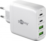 Goobay 64818 mobile device charger Headphones, Laptop, Smartphone White AC Fast charging Indoor