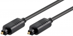 MicroConnect toslink M-M 2m Black TOSLINK, 2 m, Black