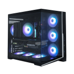 ZALMAN D40, ATX Mid Tower PC-korpus, 7 x 120 mm ARGB-ventilatorit, must