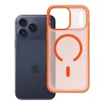 Case for iPhone 17 Pro Max / 18 Pro Max Flexline Mag Cover compatible with MagSafe orange