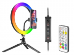 Tracer lampi RGB ring 26cm statiiviga