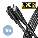 AXAGON USB 20Gbps pikenduskaabel, 1 m | BUCM32-CF10AB | USB-C USB-C