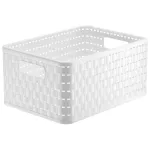 rotho Plastikkarv 11L Country, valge