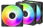 Arctic Cooling ARCTIC P14 Pro Reverse A-RGB ventilaator, must, 3 tk (ACFAN00327A)