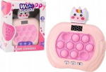 LEAN Toys Pop-It Wac A Mole Game Unicorn Lights Sounds Pink