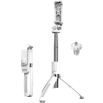 Riff L02 Universal wireless selfie stick (expand 100cm) with Tripod / Shutter button White