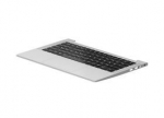 HP TOPCOVER W/KBD CP BL SR SWIS2 M21668-BG1, Keyboard, Swiss,