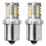 Amio LED CANBUS 3030 16SMD 1156 BA15S P21W R10W R5W Valge 12V/24V