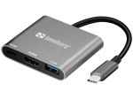 Sandberg USB-C Mini Dock HDMI+USB USB-C Mini Dock HDMI+USB, USB