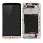 CoreParts LCD Screen and Digitizer with Front Frame Assembly Gold for