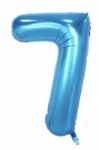 Riff 1m Folio Balloon Number 7 Glossy Blue