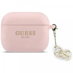 GUESS Silikoonist kaitsembris AirPods Pro 3 jaoks, roosa